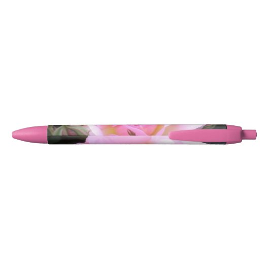 Stylo Noir Rose rose rose anglaise parfaite (Dos)