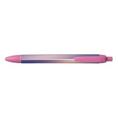 Stylo Noir Rose Violet clair de lune ombre effet (Dos)