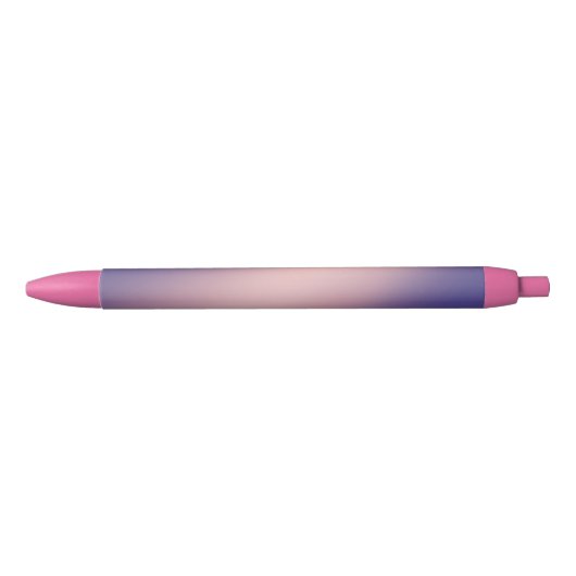Stylo Noir Rose Violet clair de lune ombre effet (Devant)
