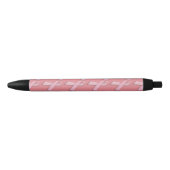 Stylo Noir roses Carrelage Motif (Devant)