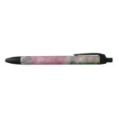 Stylo Noir Roses d'été abstraites (Haut)