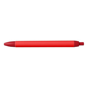 Stylo noir rouge