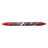 Stylo Noir Rouge rayonnant (Devant)