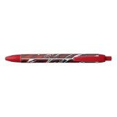 Stylo Noir Rouge rayonnant (Dos)