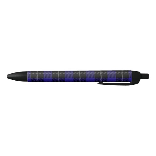 Stylo Noir Royal Blue Black Plaid (Bas)