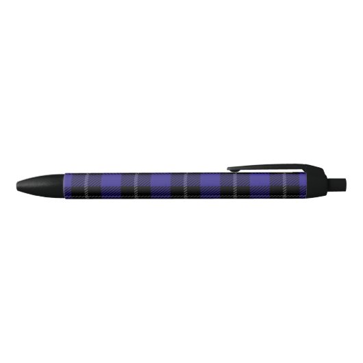 Stylo Noir Royal Blue Black Plaid (Haut)