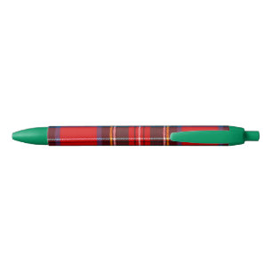 Stylo Noir Royal Stewart Red Plaid Green