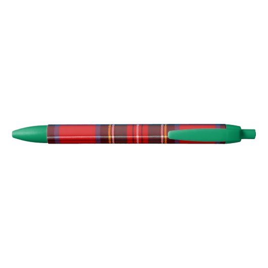 Stylo Noir Royal Stewart Red Plaid Green (Dos)