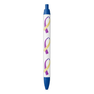 Stylo Noir Ruban de conscience (cancer de la vessie)
