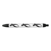 Stylo Noir Ruban de sensibilisation Noir (Devant)