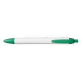 Stylo Noir Ruban de Sensibilisation (Vert) (Dos)