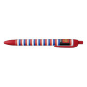 Stylo Noir Russie Drapeau mignon Patriotique (Bas)