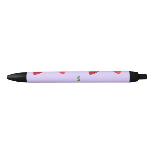 Stylo Noir S pour la fraise violette (Devant)