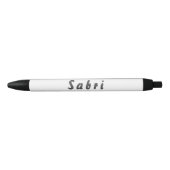 Stylo Noir Sabri (Devant)