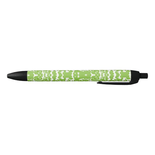 Stylo Noir Sac à main de luxe botanique vert citron (Bas)