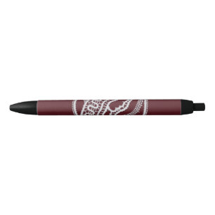Stylo Noir Sainte Vierge Marie, dentelle