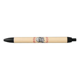 Stylo Noir Saison effrayante crâne effrayant Halloween