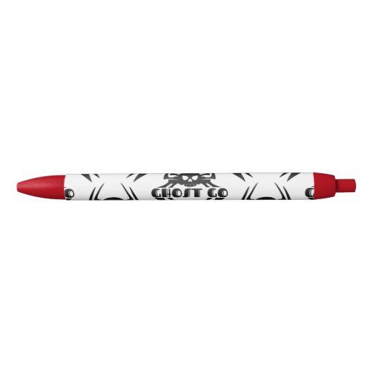 Stylo Noir Saison Éffrayante de Ghost Go (Devant)