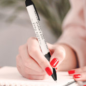 Stylo Noir Salon Agate Marbre Noir Et Or Script