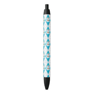 Stylo Noir Samoyed Winter Holiday Diamond Motif