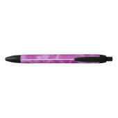 Stylo Noir sans couture pourpre d'aquarelle de texture (Dos)