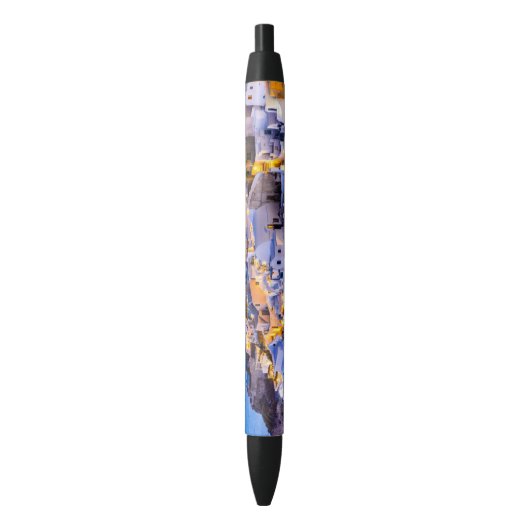 Stylo Noir Santorin (devant Vertical)