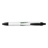 Stylo Noir Sapin de Noël Classique Cool (Dos)