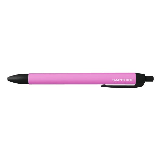 Stylo Noir Sapphire pink colour (Bas)