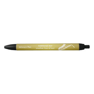 Stylo Noir Saxophone