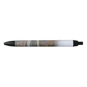 Stylo Noir Scène de la nature avec feuillage d'automne aux to
