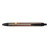 Stylo Noir Scène du bois de Noël (Dos)