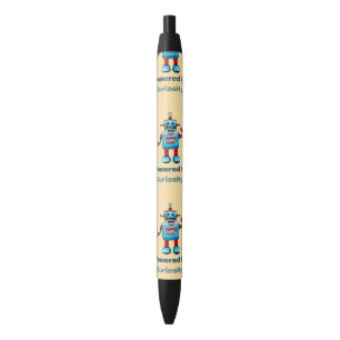 Stylo Noir science pour les enfants - robot
