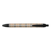 Stylo Noir Scottish Tartan Pattern (Dos)