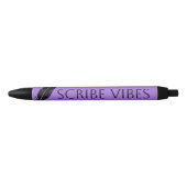 Stylo Noir Scribe Vibes Author Writer Poet  (Devant)