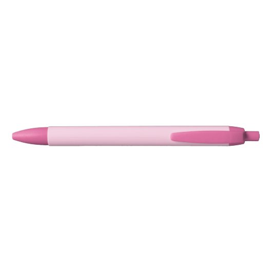 Stylo Noir Sensibilisation au cancer du sein clair rose clair (Dos)