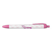 Stylo Noir Sensibilisation au cancer du sein rubans roses Sty (Haut)