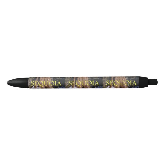 Stylo Noir Séquoia d'ABH (Devant)