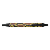 Stylo Noir Serpent Brown et impression or (Dos)