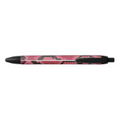 Stylo Noir Serpent noir et rouge (Dos)