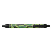Stylo Noir Serpent noir et vert (Dos)
