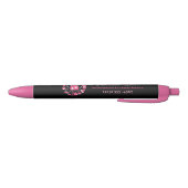 Stylo Noir Service de nettoyage des fournitures en noir rose (Bas)