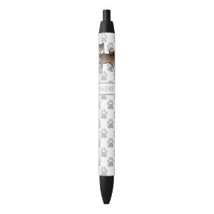 Stylo Noir Sesame Shiba Inu Cute Dog Et Patrouilles & Nom
