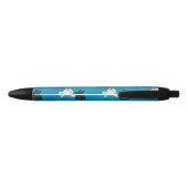 Stylo Noir Shadow Dog on Blue (Dos)