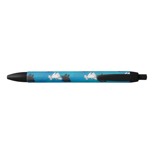 Stylo Noir Shadow Dog on Blue (Dos)