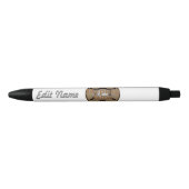 Stylo Noir Shérif adjoint vintage (Devant)