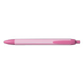 Stylo Noir Signature de nom en monogramme rose (Dos)