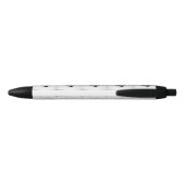 Stylo Noir Silhouette de Jane Austen (Dos)