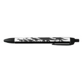 Stylo Noir Silhouettes de dinosaure (Bas)