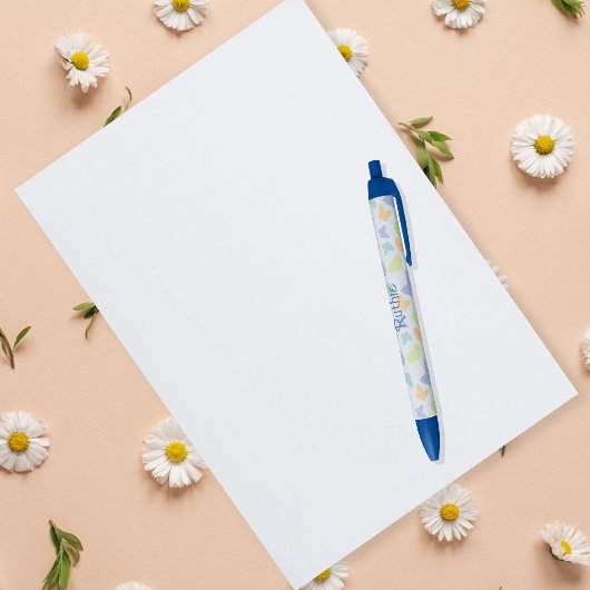 Stylo Noir Silhouettes papillon