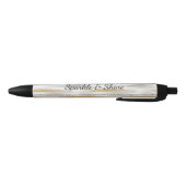 Stylo Noir Silver Gold Glitzy Stripes (Bas)